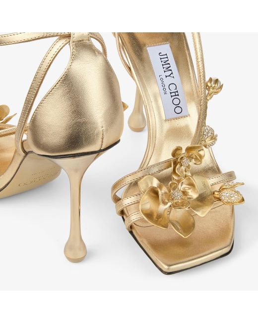 Jimmy Choo Metallic Zea 95