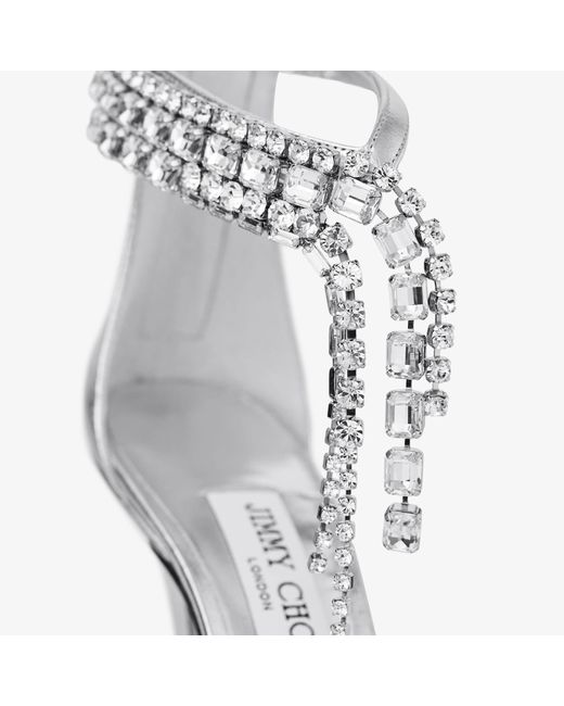 Jimmy Choo White Verity Sandal 100