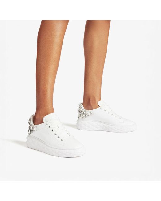 Jimmy Choo White Diamond Maxi F Ii