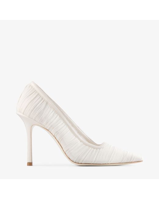 Jimmy Choo White Lotta 100
