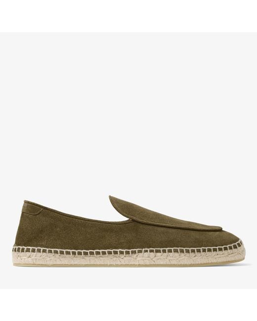 Jimmy Choo Green Shenton Espadrille for men