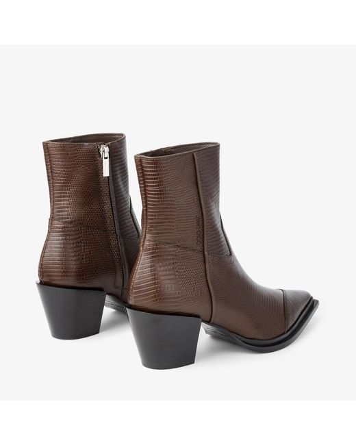 Jimmy Choo Brown Cece Ankle Boot 60