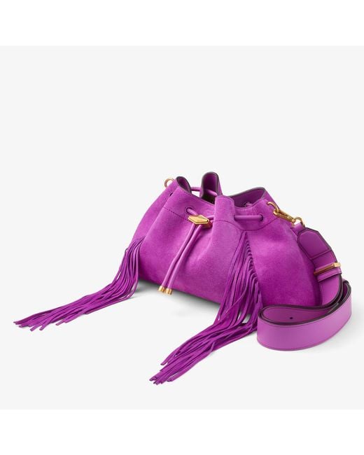 Jimmy Choo Purple Cinch Medium