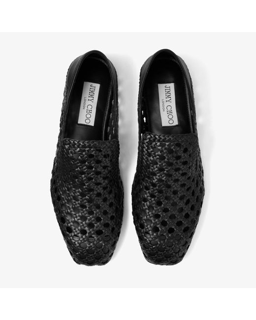 Jimmy Choo Black Eliot Slipper for men