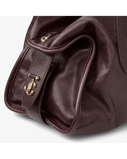Jimmy Choo Brown Bar Holdall Medium