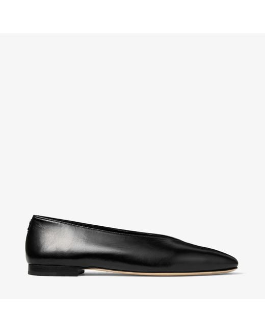 Jimmy Choo Black Margot Flat