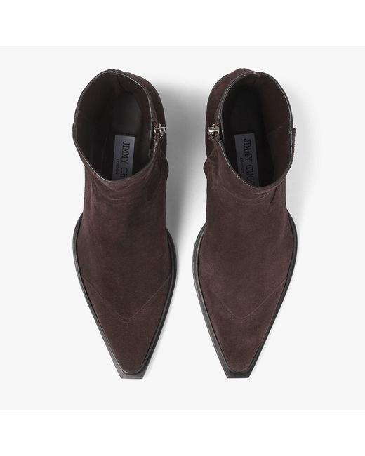 Jimmy Choo Brown Cece Ankle Boot 60