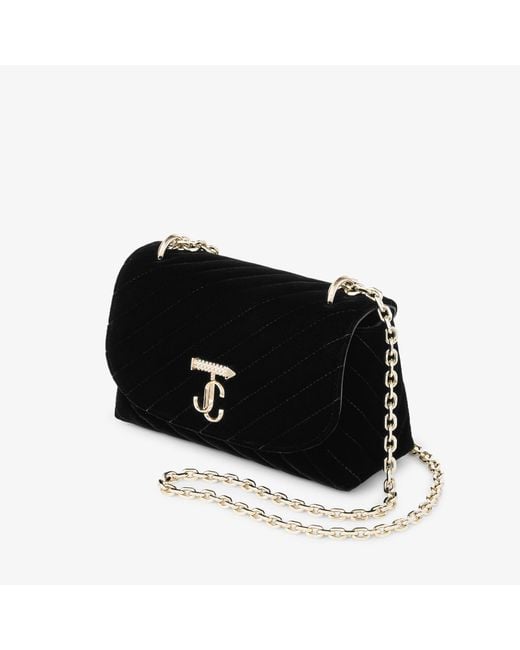 Jimmy Choo Black Curve Cross Body Small