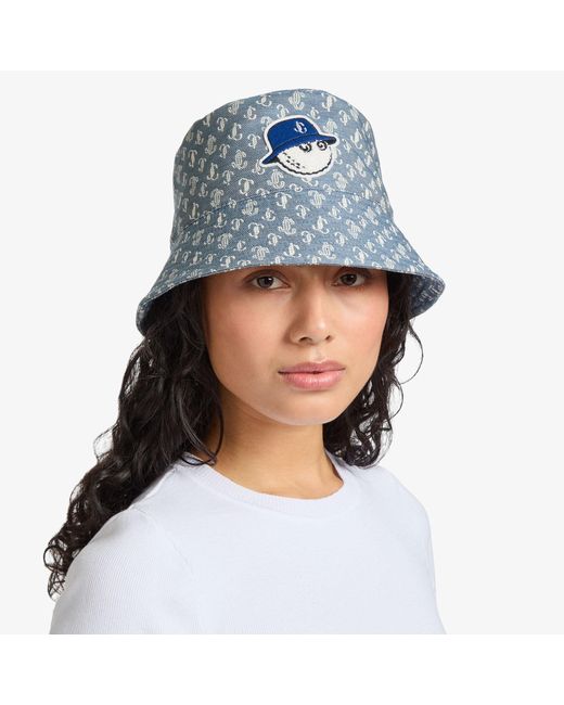 Jimmy Choo Blue / Malbon Bucket Hat
