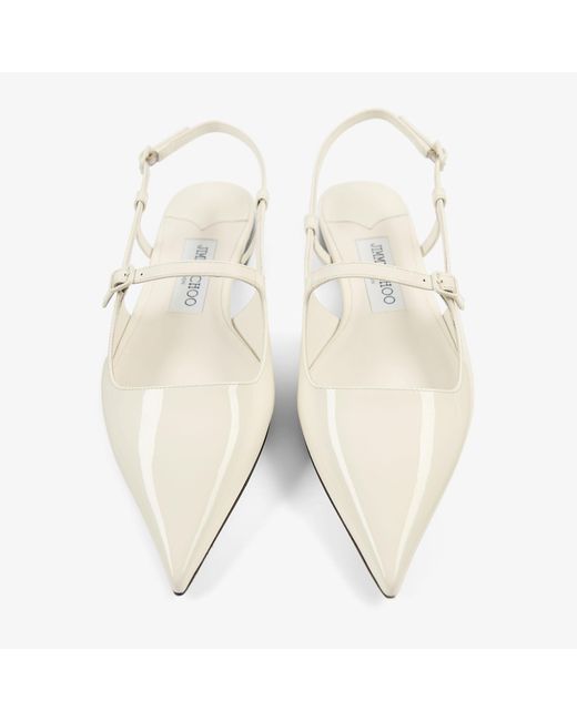 Jimmy Choo White Didi Flat