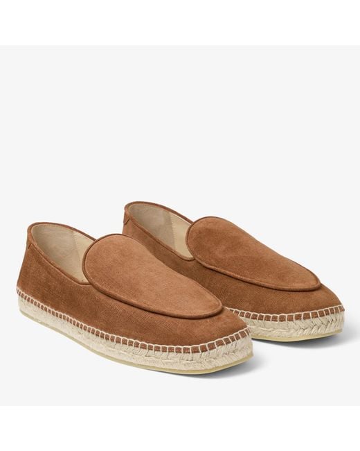 Jimmy Choo Brown Shenton Espadrille for men