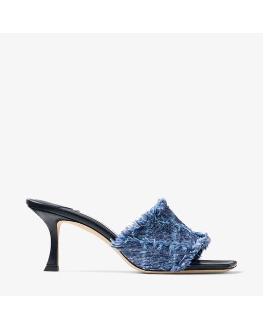 Jimmy Choo Blue Alexia 70