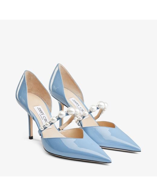 Jimmy Choo Aurelie 85 in Blue | Lyst Jimmy Choo Aurelie 85 in Blue | Lyst