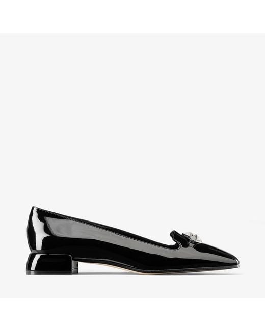 Jimmy Choo Black Ravi Flat
