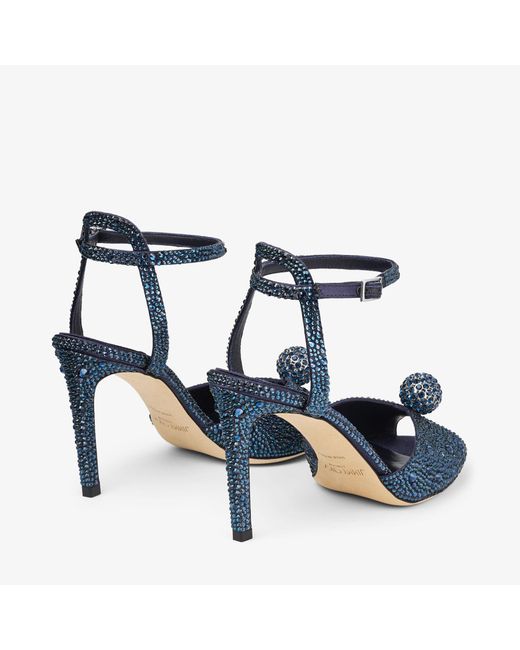 Jimmy Choo Blue Sacora 85
