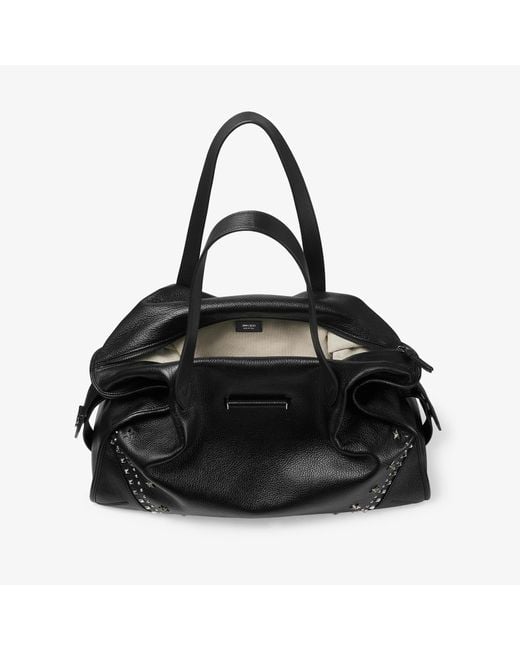 Jimmy Choo Black Bar Holdall Large for men