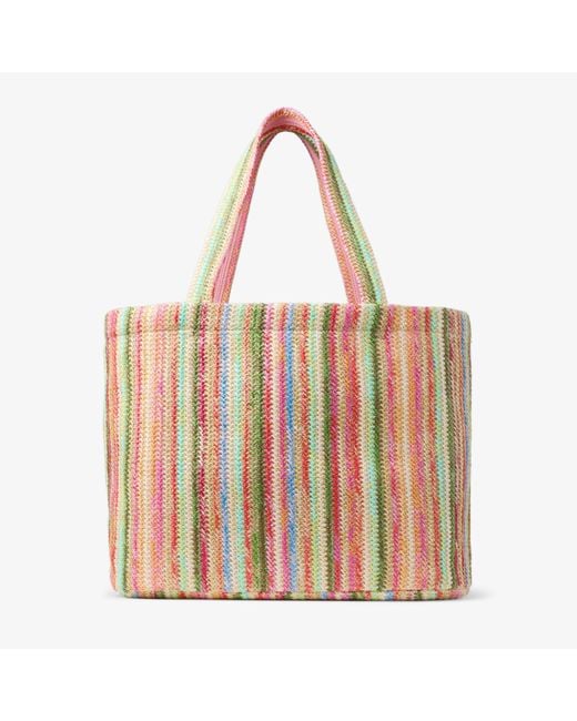 Jimmy Choo Multicolor Beach Tote East-West