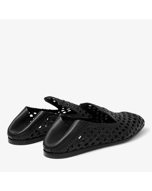 Jimmy Choo Black Eliot Slipper for men