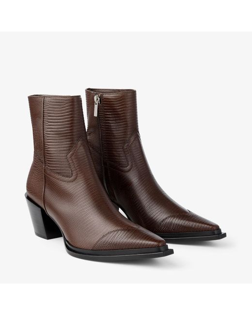 Jimmy Choo Brown Cece Ankle Boot 60