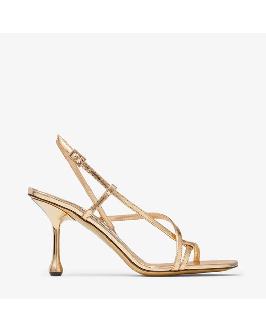 Jimmy Choo Metallic Etana 80