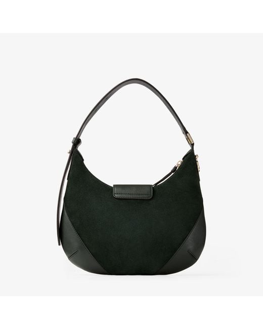 Jimmy Choo Black Bar Hobo Small