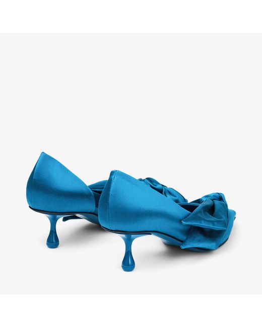 Jimmy Choo Blue Issy Pump 50