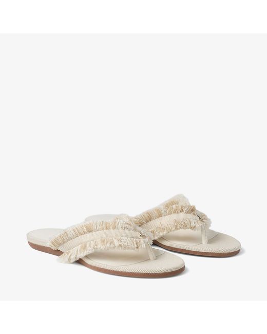 Jimmy Choo Natural Bay Flat