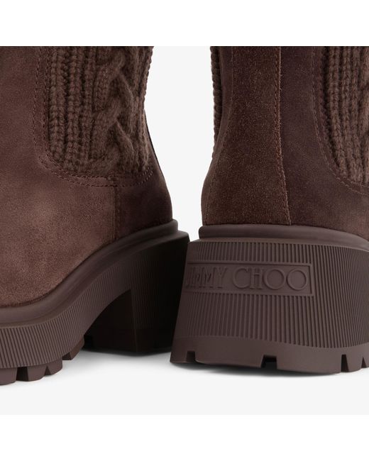 Jimmy Choo Brown Tamia Flat