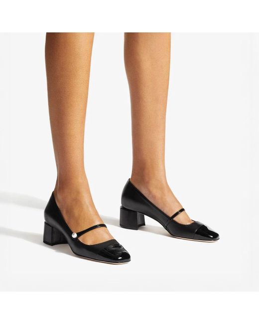 Jimmy Choo Black Elisa 45
