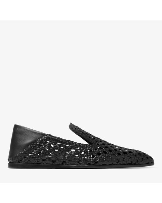 Jimmy Choo Black Eliot Slipper for men