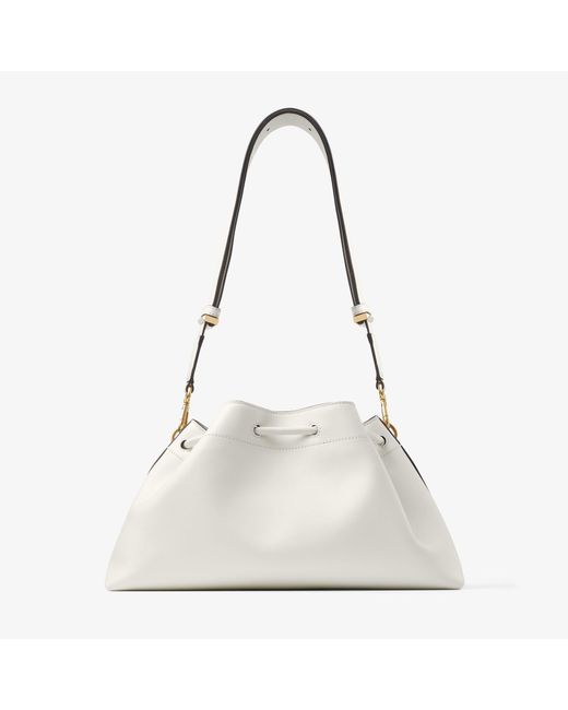 Jimmy Choo White Cinch Medium