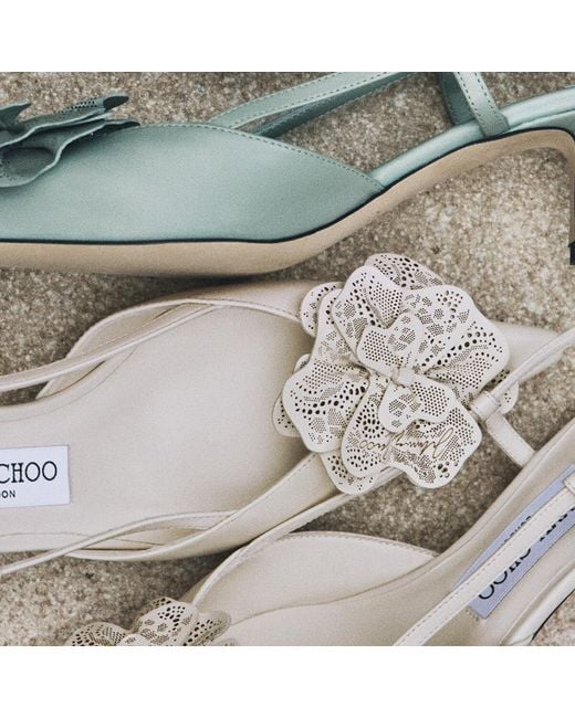 Jimmy Choo Natural Mimmi Sling Back 50