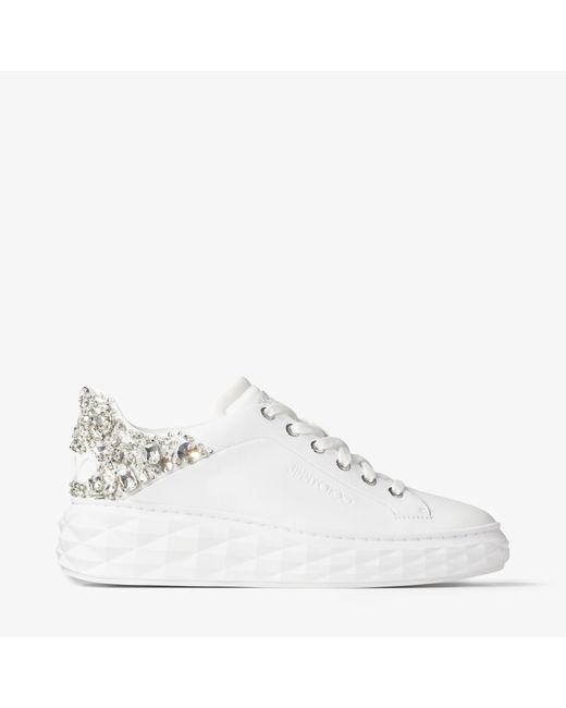 Jimmy Choo White Diamond Maxi F Ii