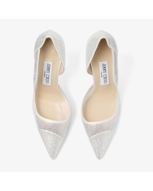 Jimmy Choo White Brigitte 100