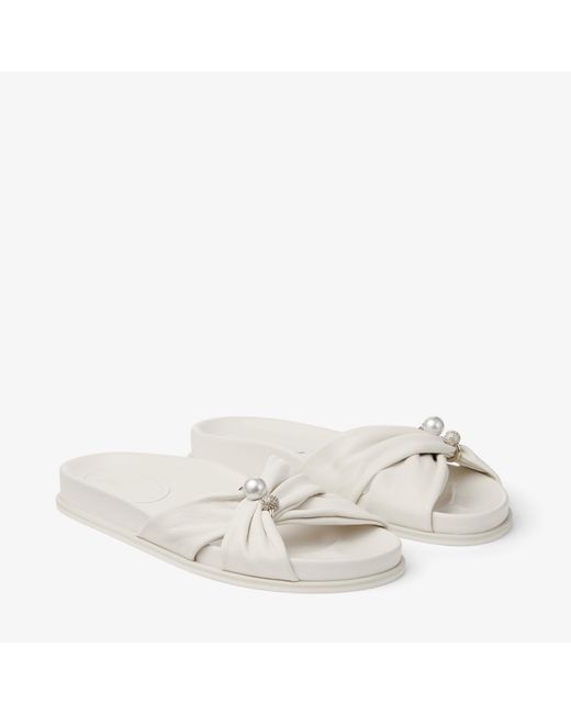 Jimmy Choo Natural Rafi Flat