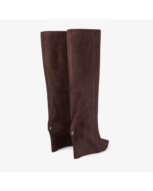 Jimmy Choo Brown Blake Knee Boot 85