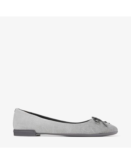 Jimmy Choo Metallic Scarlett Ballerina