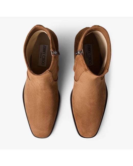 Jimmy Choo Brown Wilder Boot for men