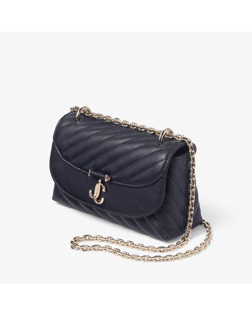 Jimmy Choo Blue Curve Crossbody Small
