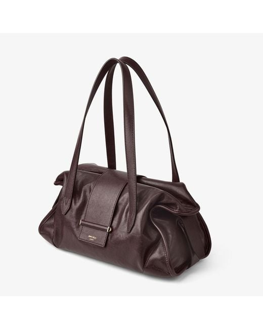 Jimmy Choo Brown Bar Holdall Medium
