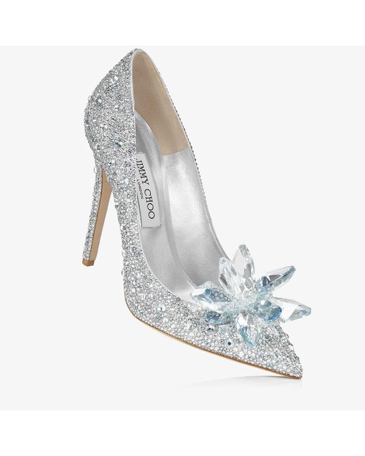 Jimmy Choo Avril in Silver (Metallic 