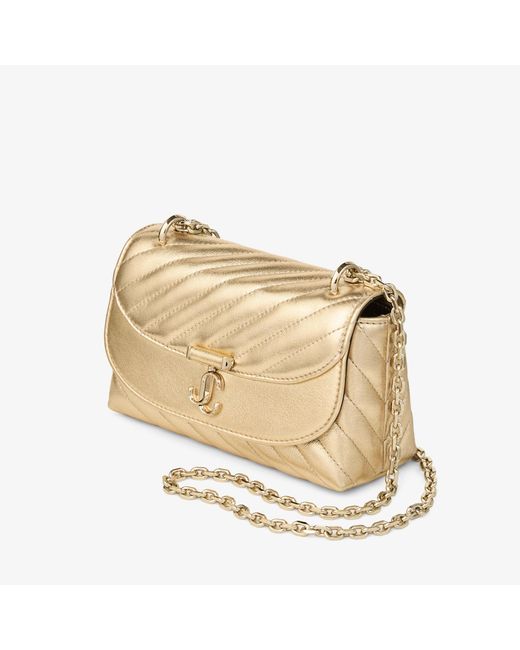 Jimmy Choo Metallic Curve Cross Body Small