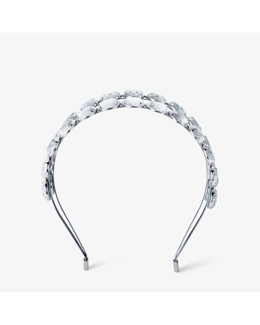 Jimmy Choo Metallic Double Row Headband