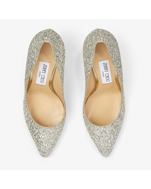 Jimmy Choo Metallic Romy 85