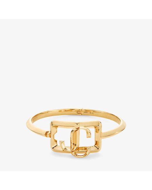 Jimmy Choo Metallic Square Jc Cuff