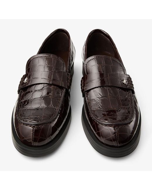 Jimmy Choo Brown Ivy Loafer