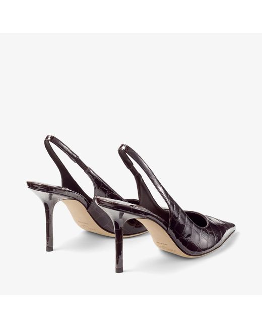 Jimmy Choo Brown Love Sling Back 85
