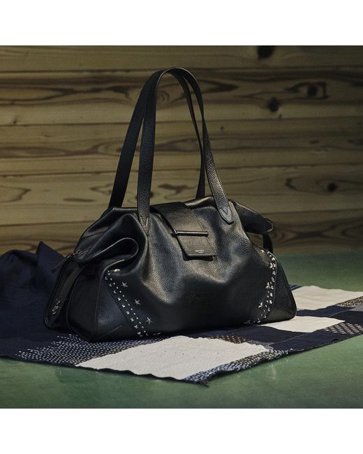 Jimmy Choo Black Bar Holdall Large for men