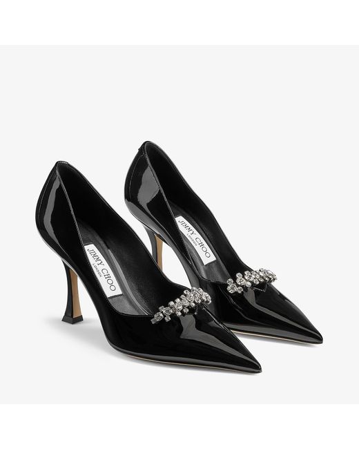 Jimmy Choo Black Belinda Pump 90