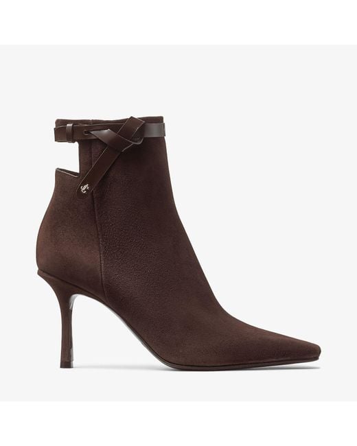 Camie Ankle Boot 85 Jimmy Choo en coloris Brown